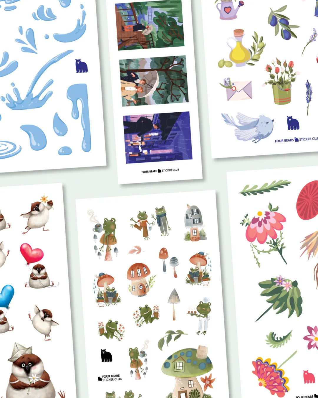 March 2024 Big Kids - Four Bears Sticker Club