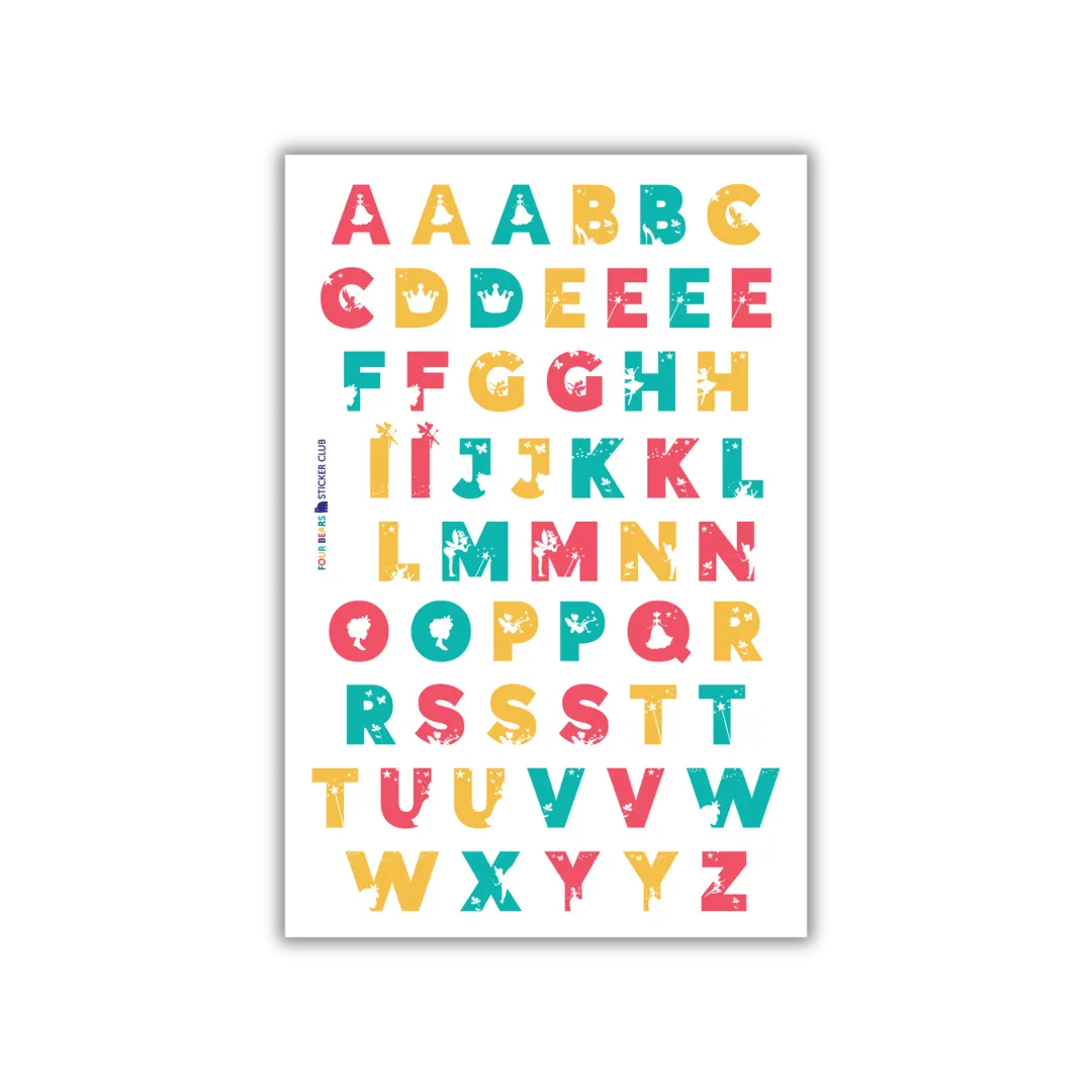 Fairytale Alphabet - Four Bears Sticker Club