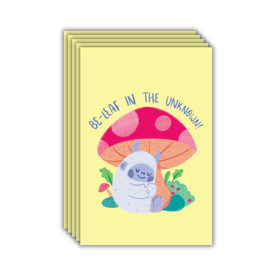 Be-leaf In The Unknown Postcards