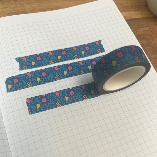 Bear in Bloom Washi Tape