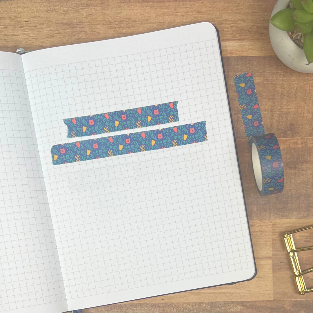 Bear in Bloom Washi Tape