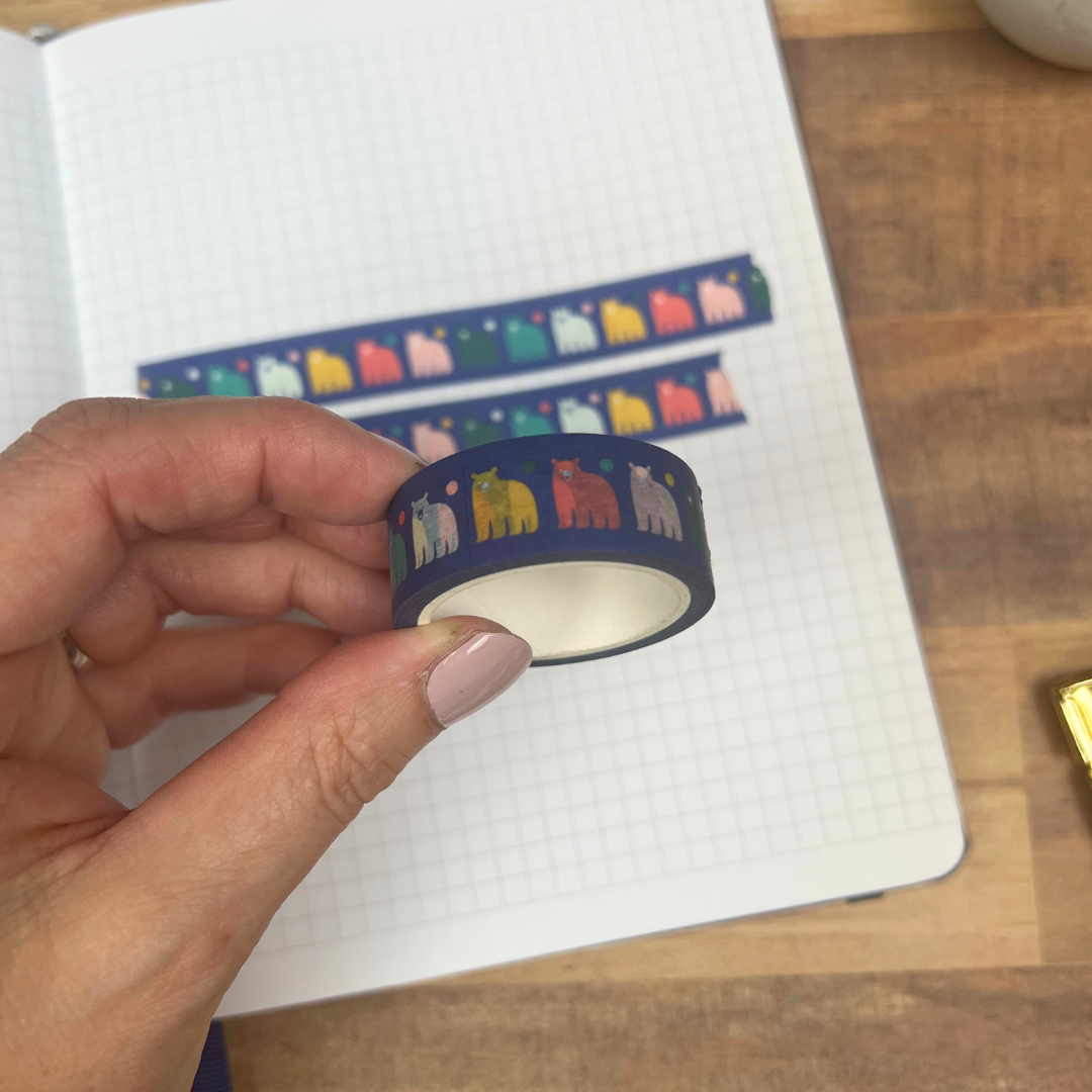 Four Bears Washi Tape