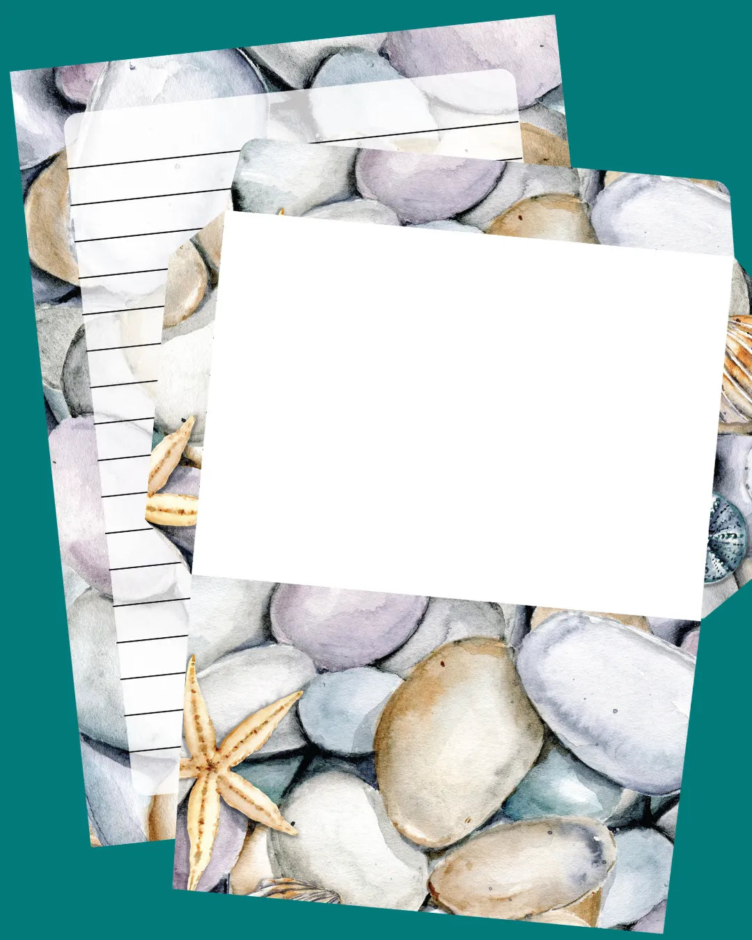 Pebble Beach Stationery - Four Bears Sticker Club