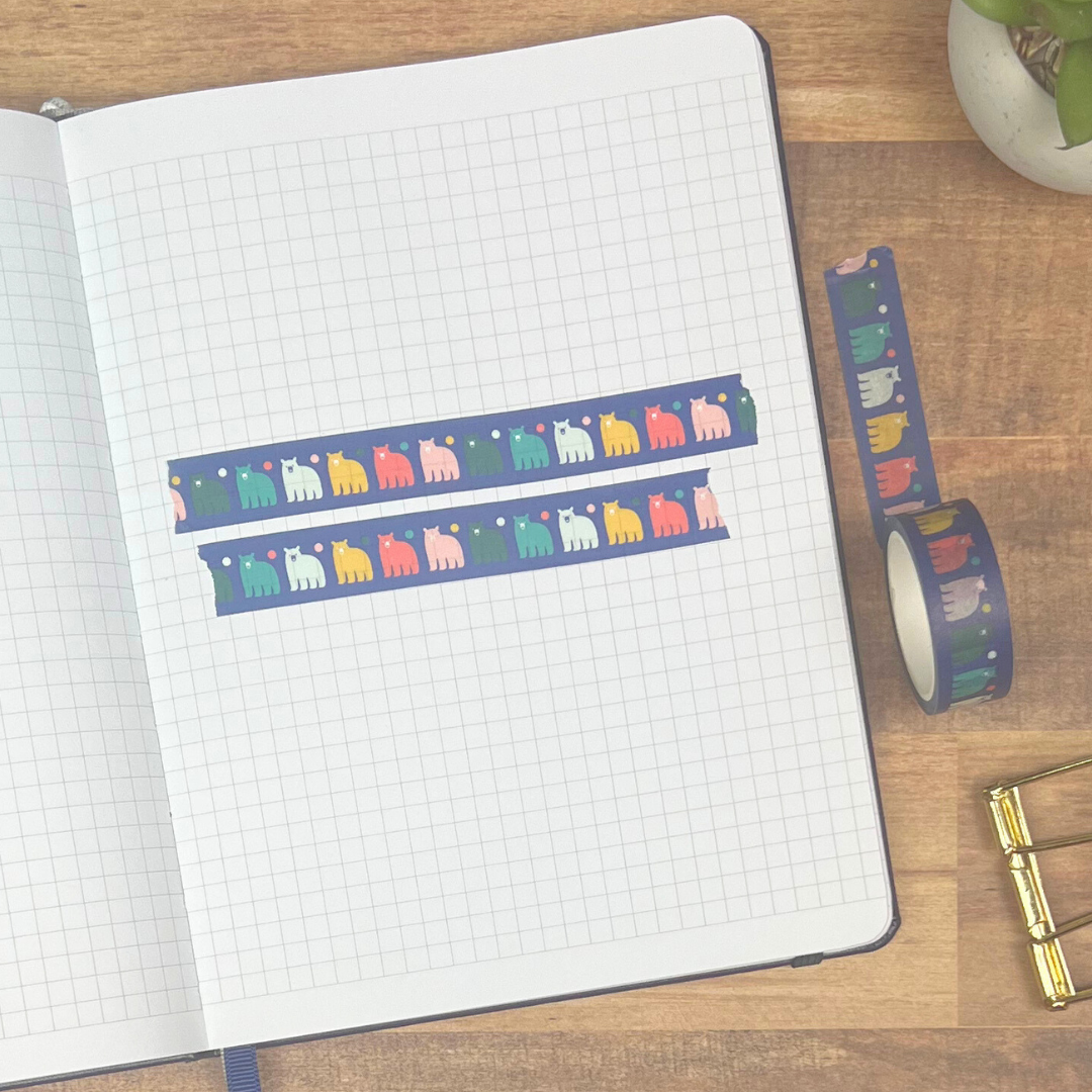 Four Bears Washi Tape