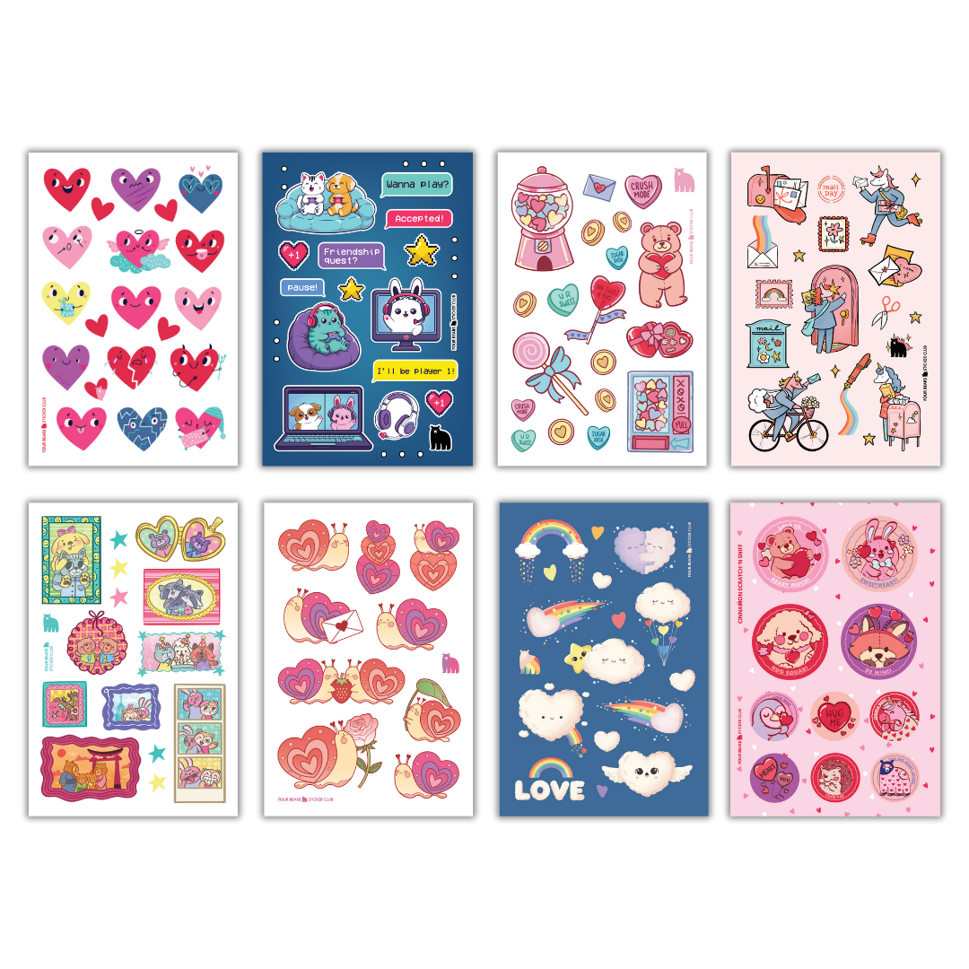 January 2026 Little Kids Sticker Club