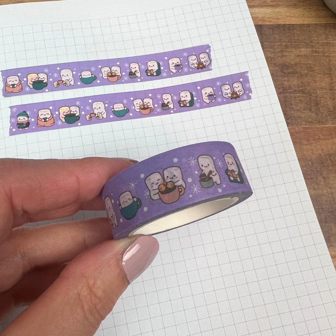 Hot Cocoa Friends Washi Tape
