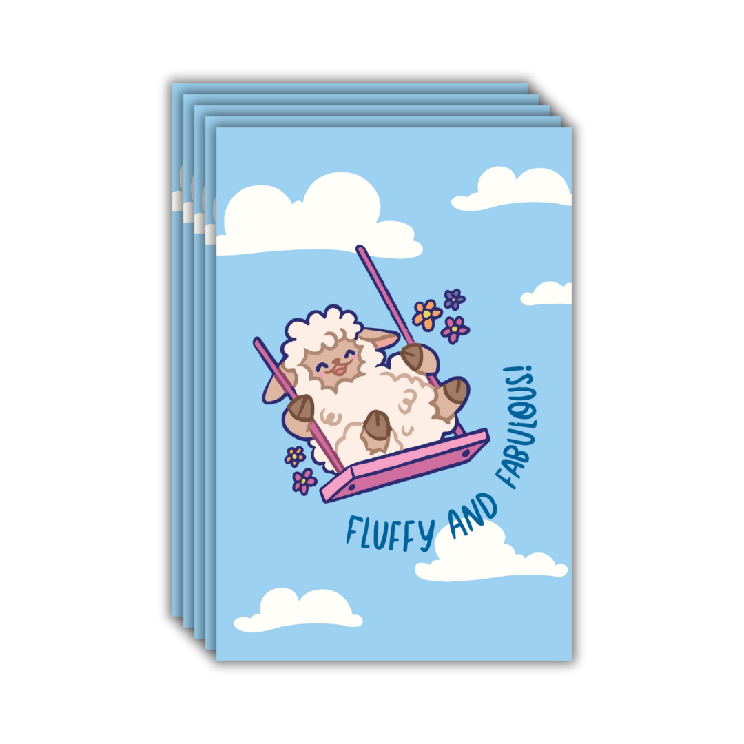 Fluffy and Fabulous Postcards