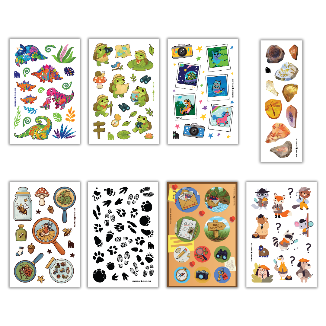 July 2026 Little Kids Sticker Club