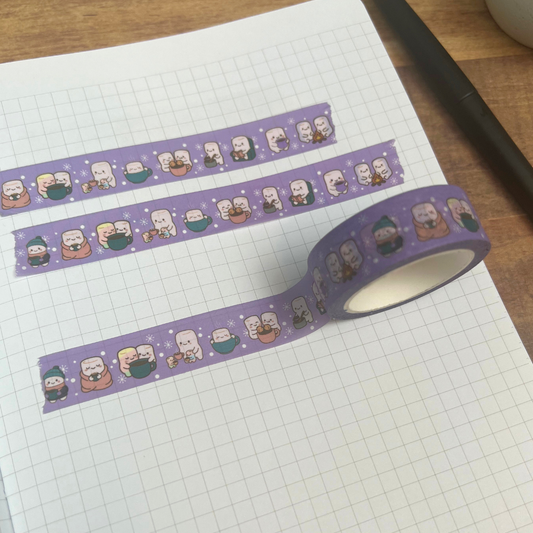 Hot Cocoa Friends Washi Tape