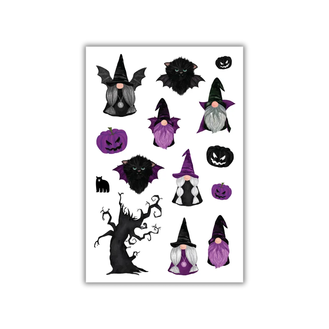 Haunted Gnomes - Four Bears Sticker Club