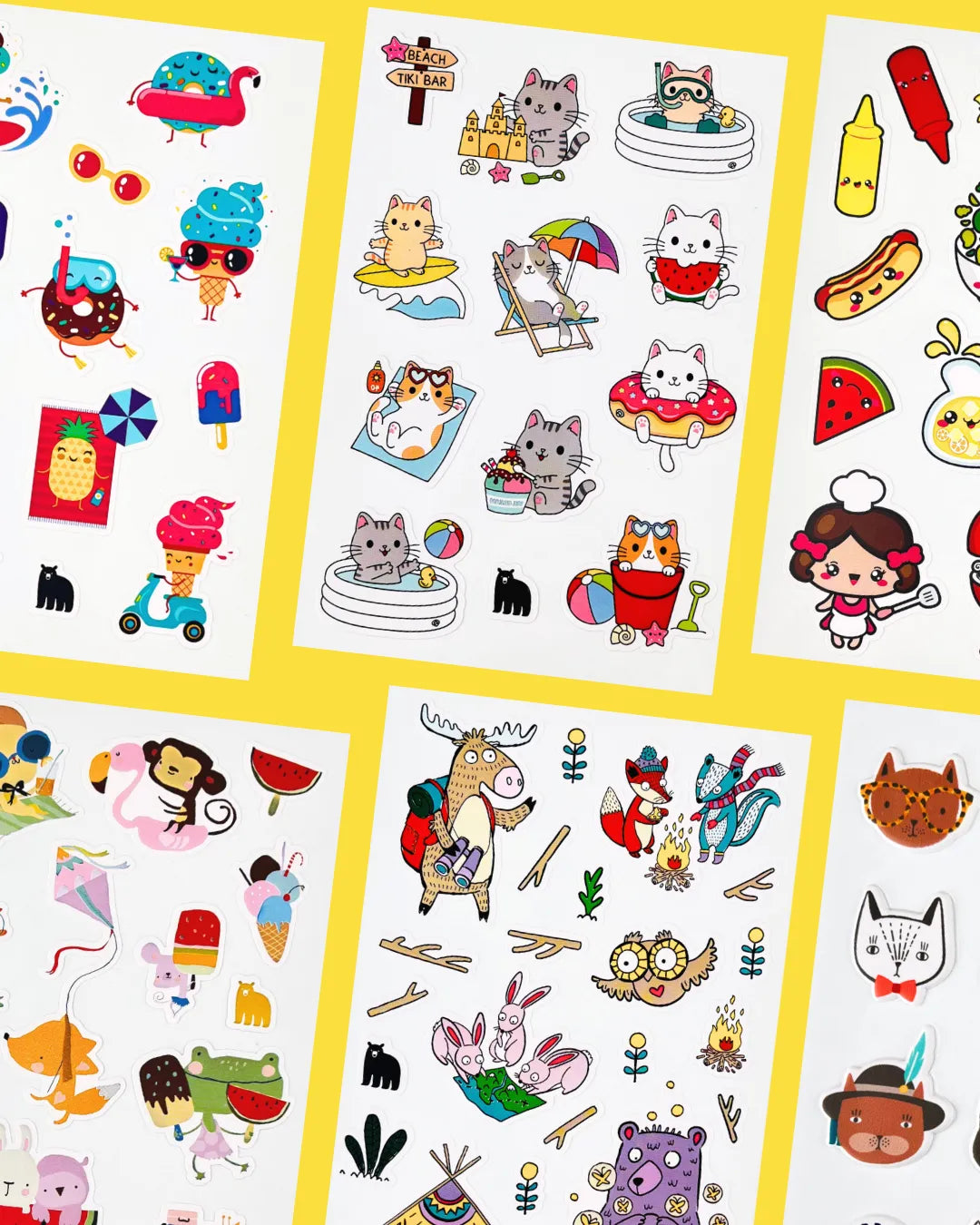 July 2023 Little Kids - Four Bears Sticker Club