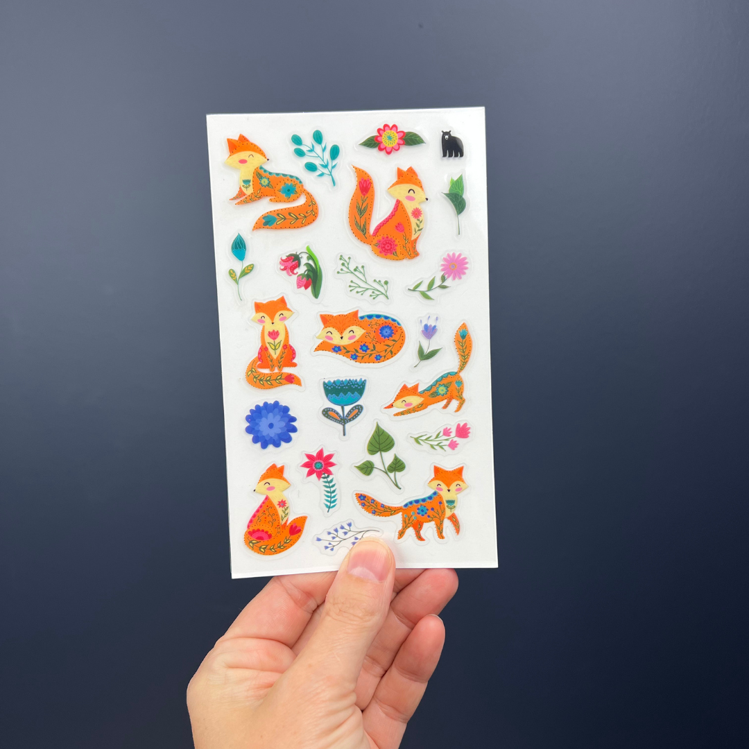 Stitched Foxes