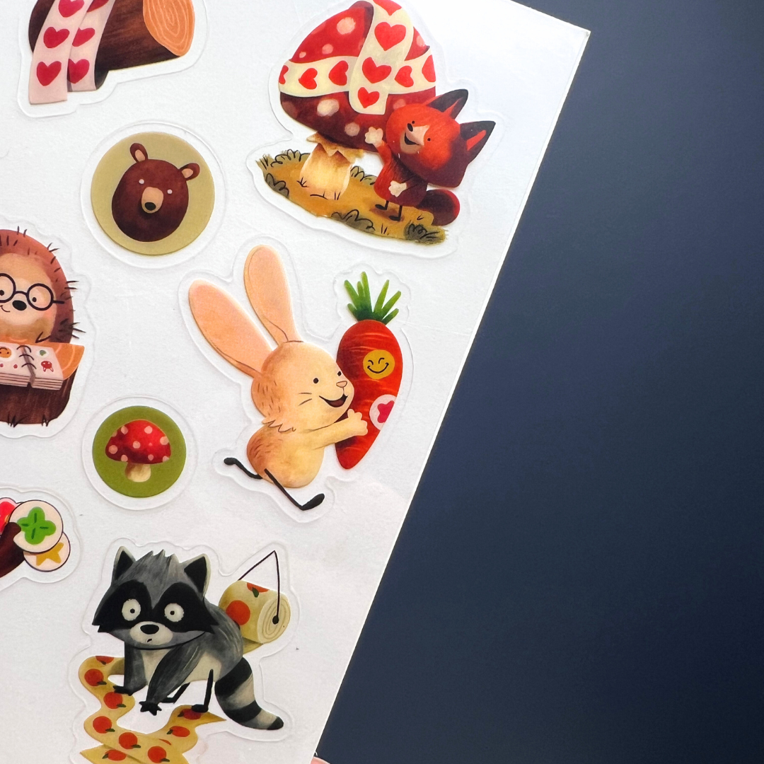 Woodland Sticker Party