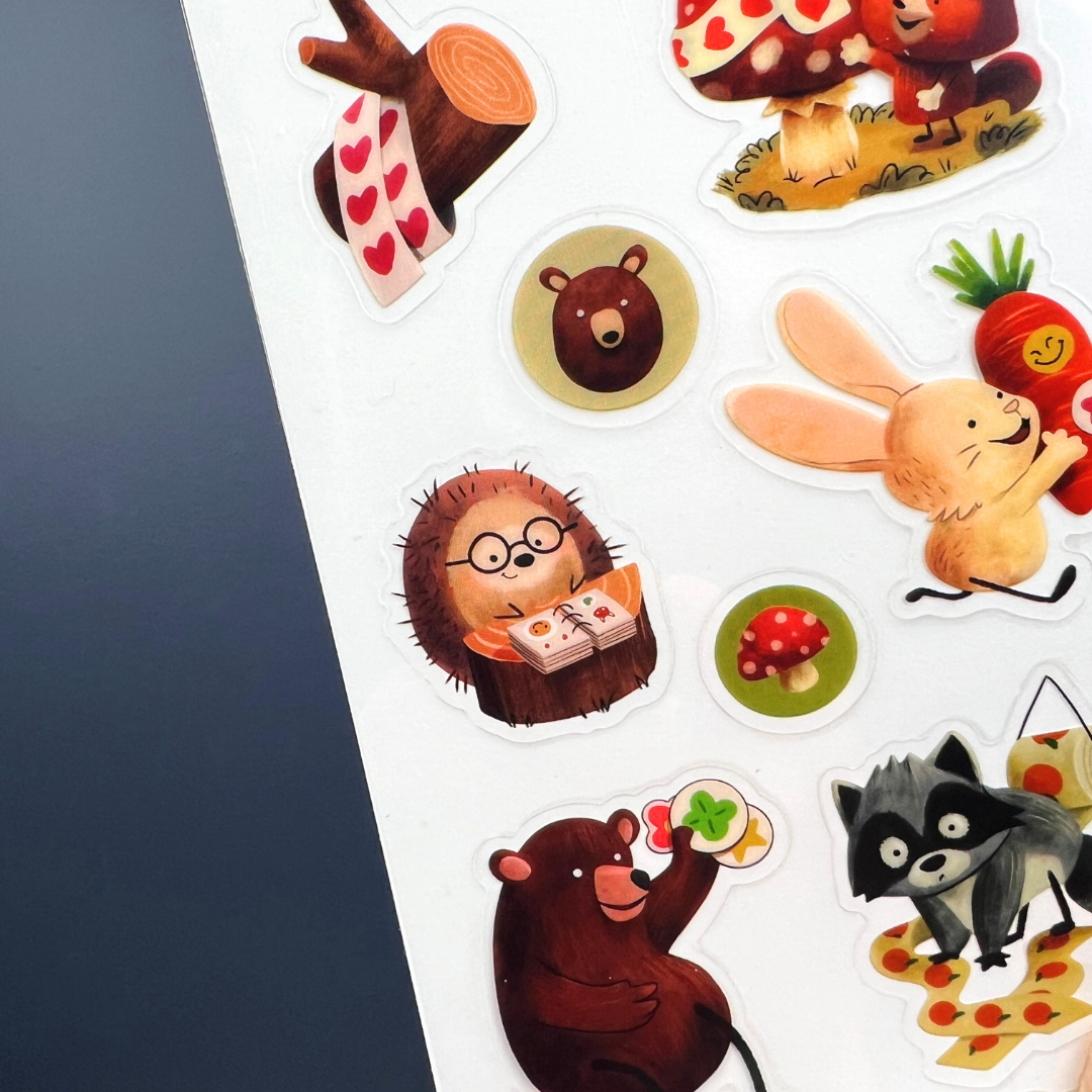 Woodland Sticker Party
