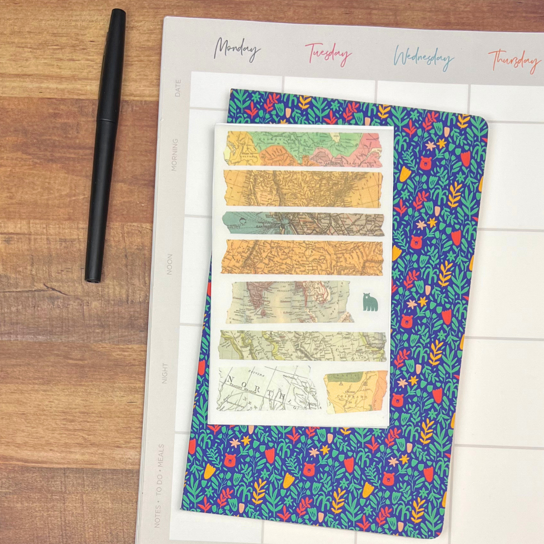 Vintage Map Washi