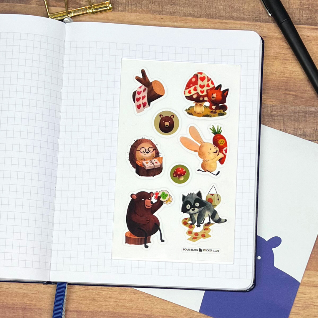 Woodland Sticker Party