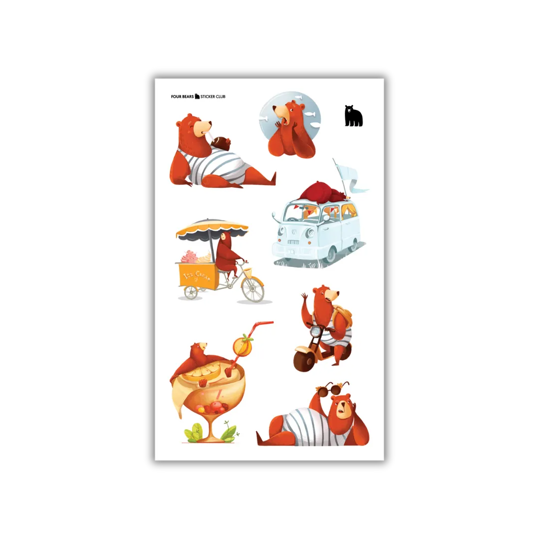 Solar Bears Four Bears Sticker Club solar-bears-four-bears-sticker-club