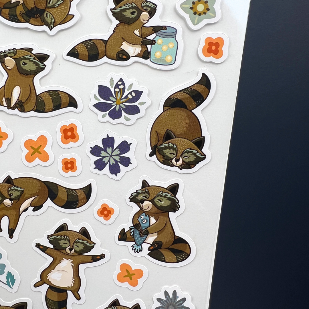 Romping Raccoons