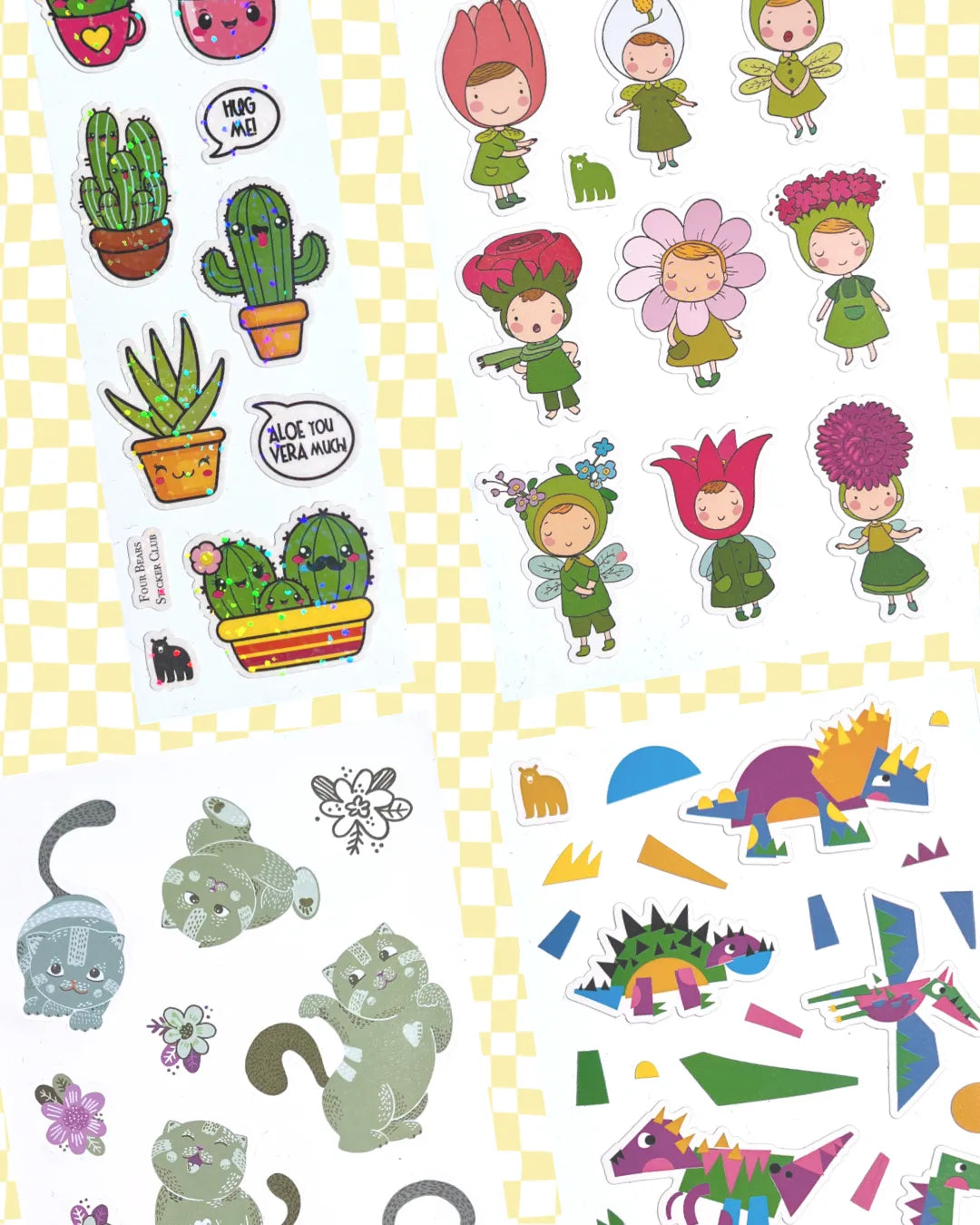 April 2023 Little Kids - Four Bears Sticker Club