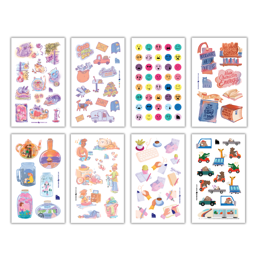 February 2025 Big Kids Sticker Club