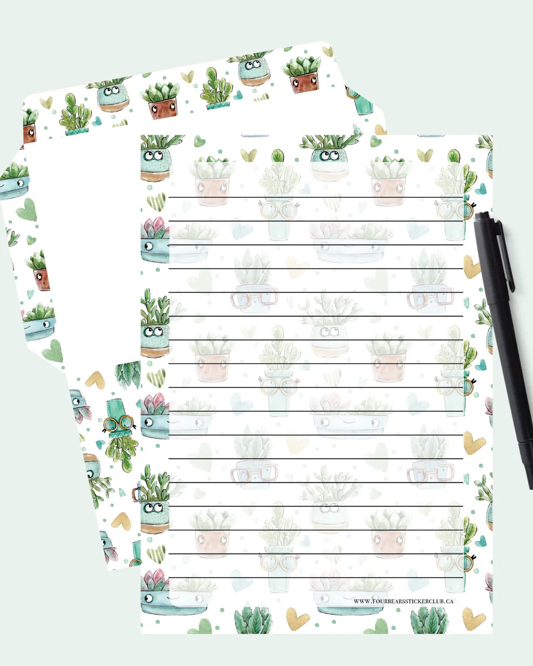 Looking Sharp Stationery - Four Bears Sticker Club