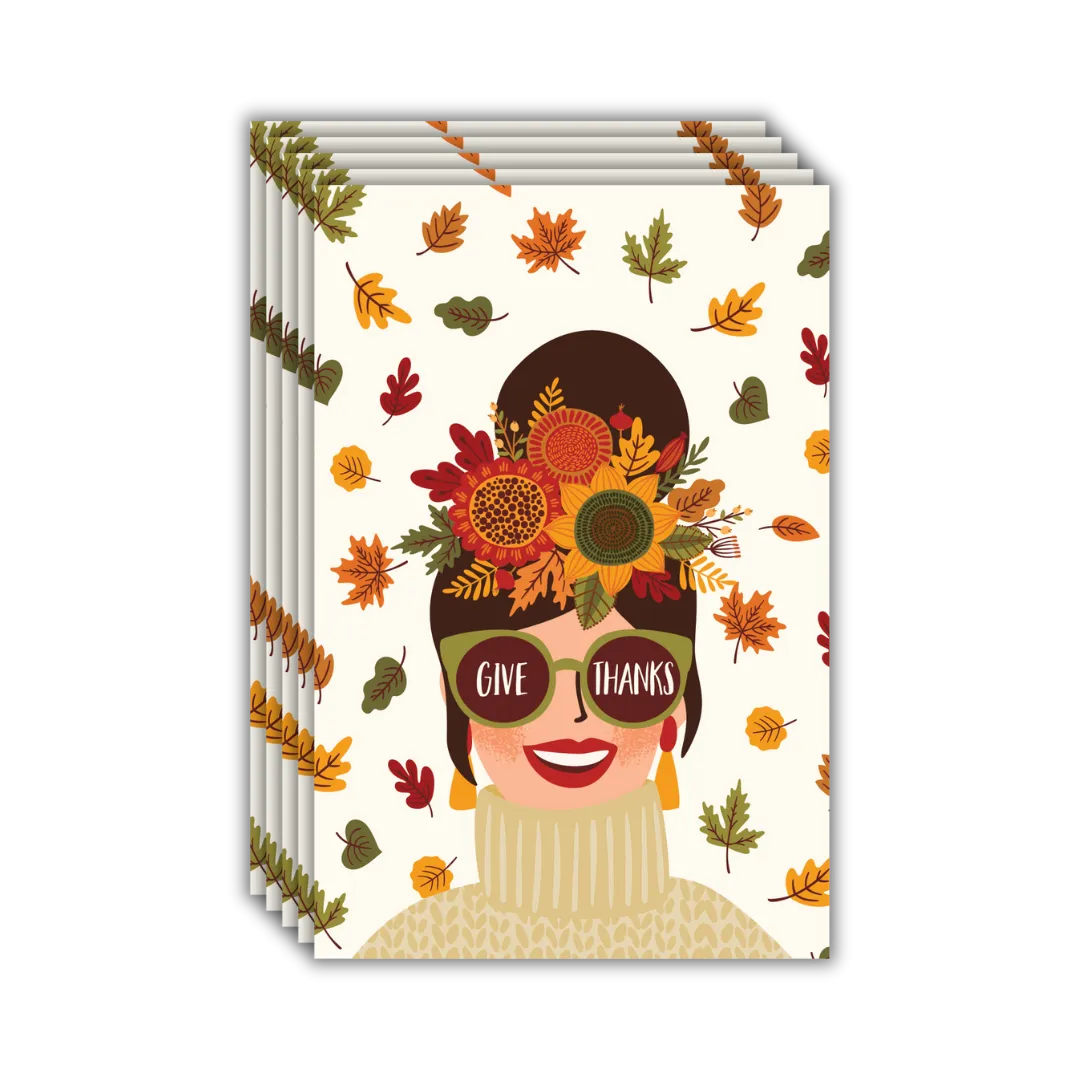 Give Thanks Postcards - Four Bears Sticker Club