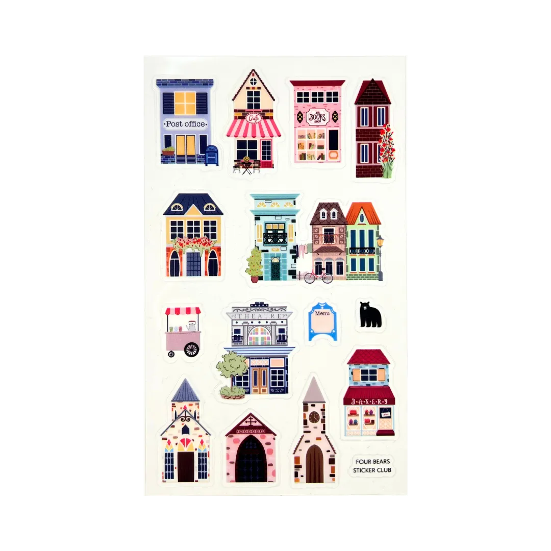 Tourist Town - Four Bears Sticker Club