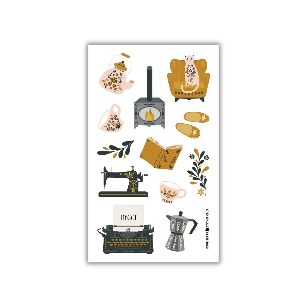Hygge Home - Four Bears Sticker Club