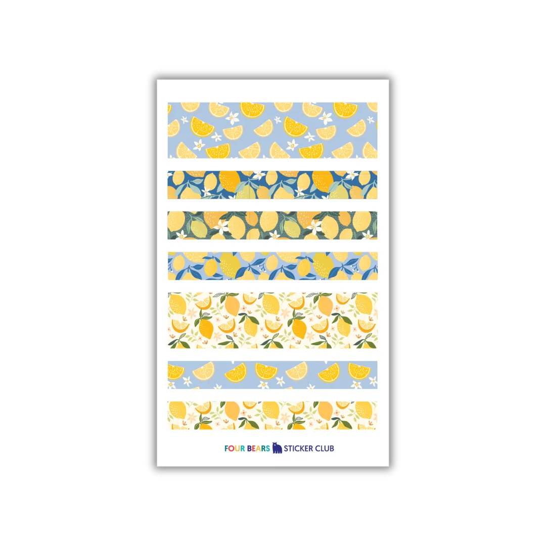 Cit-rus Got Real Washi - Four Bears Sticker Club