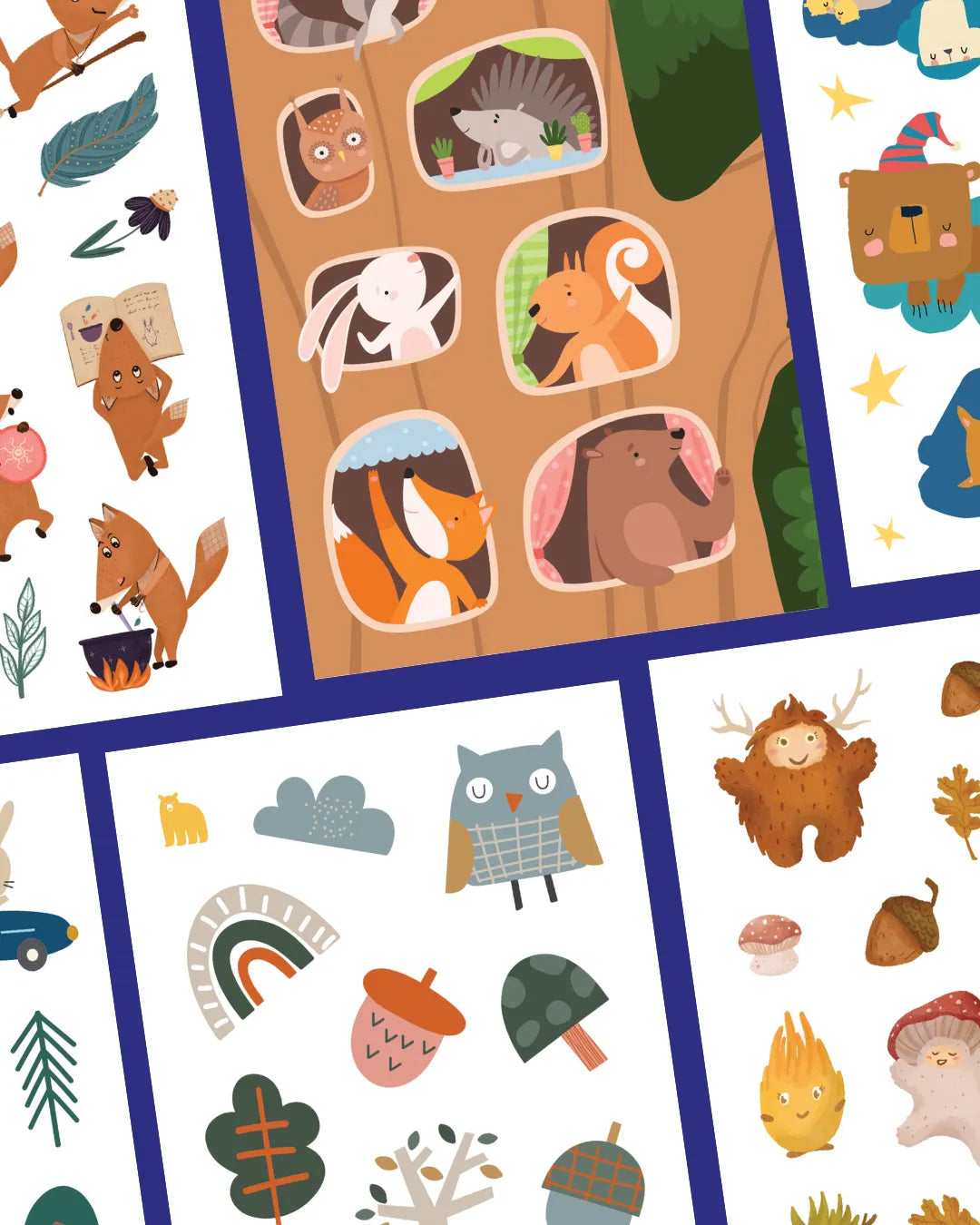 October 2023 Little Kids - Four Bears Sticker Club