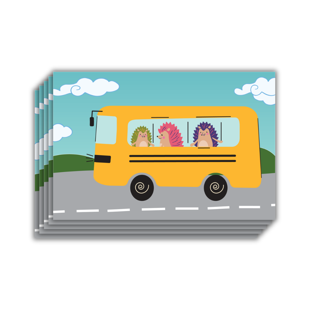 Off To School Postcards