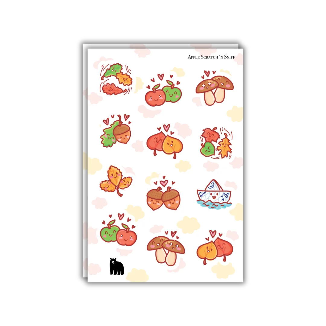 Fall in Love - Four Bears Sticker Club
