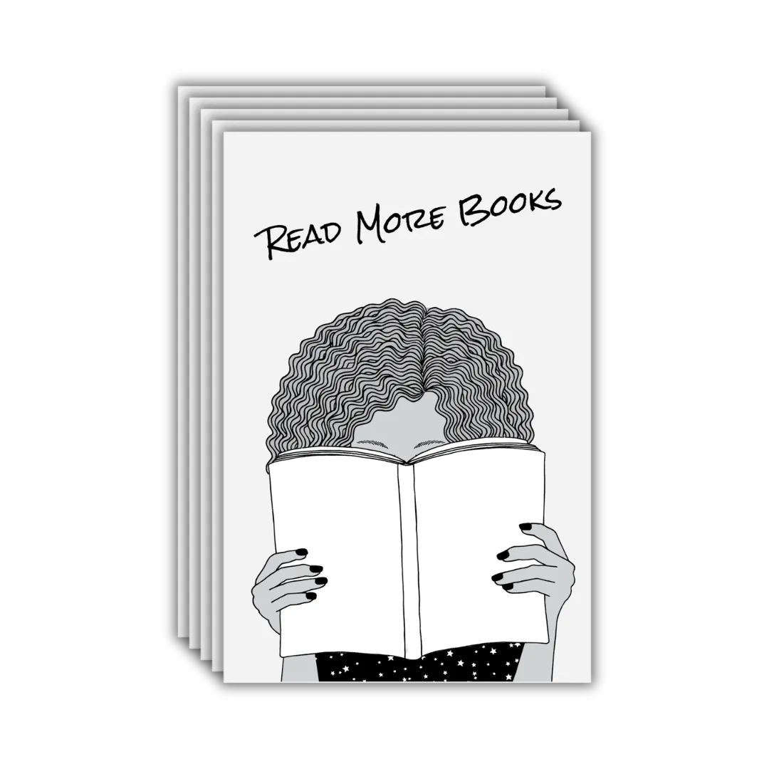 Read More Books Postcards - Four Bears Sticker Club