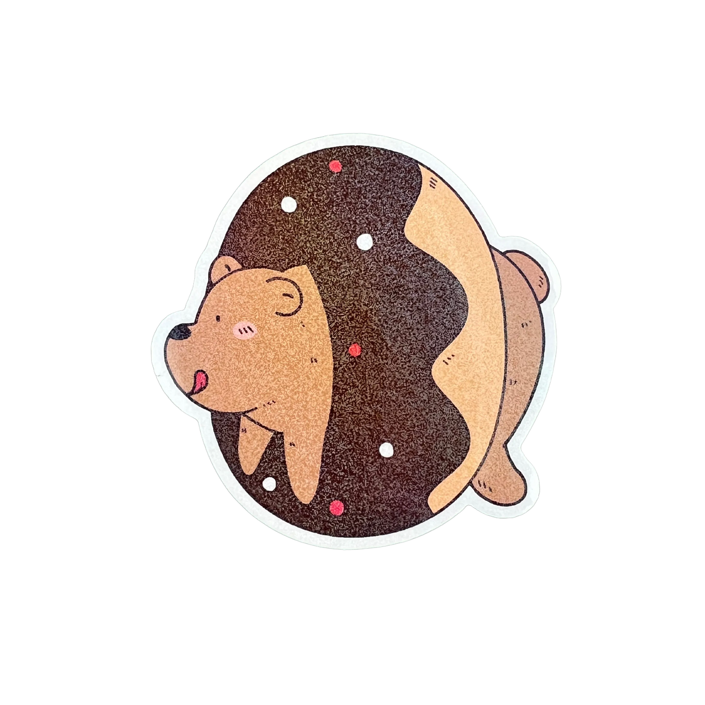 Donut Bear Vinyl - Four Bears Sticker Club