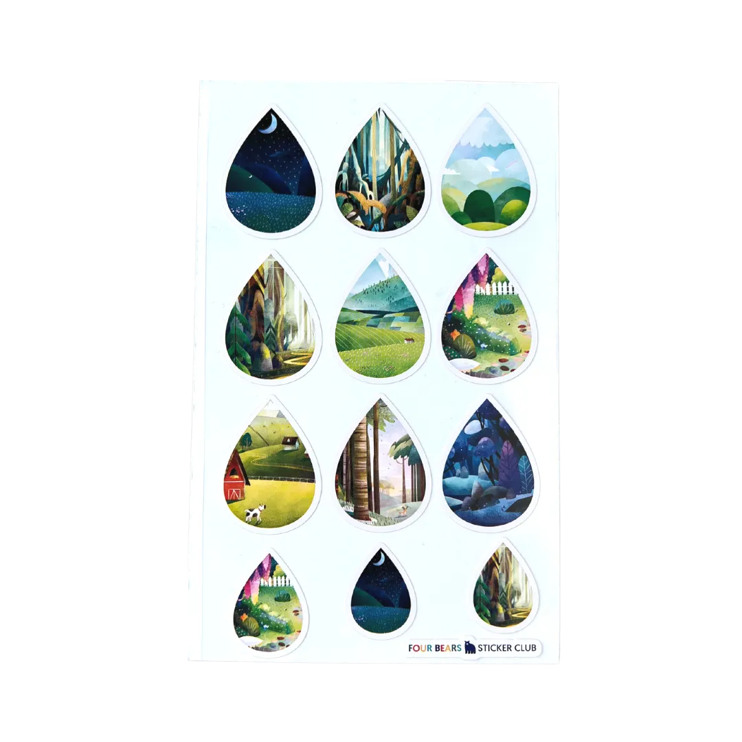 Raindrop Landscapes