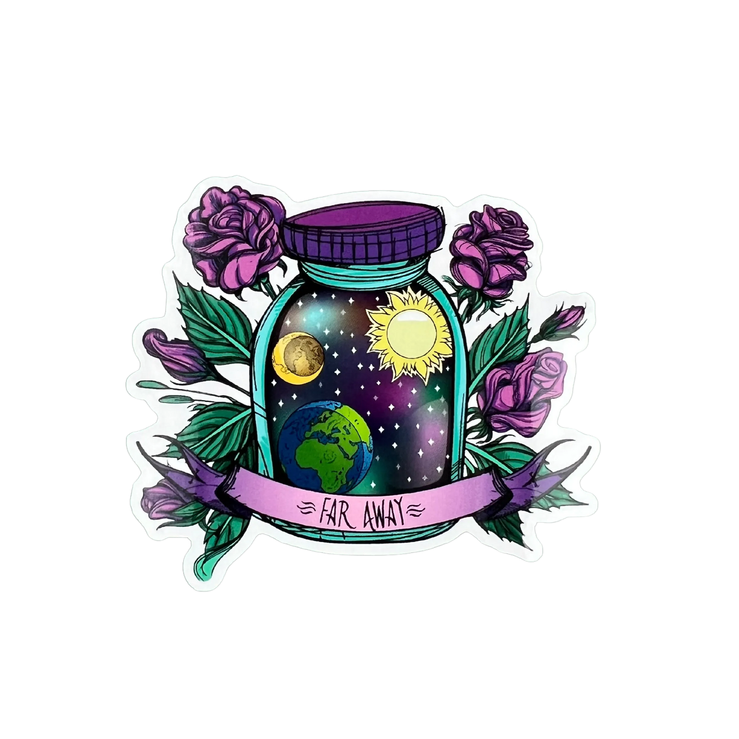 Far Away Jar Vinyl - Four Bears Sticker Club