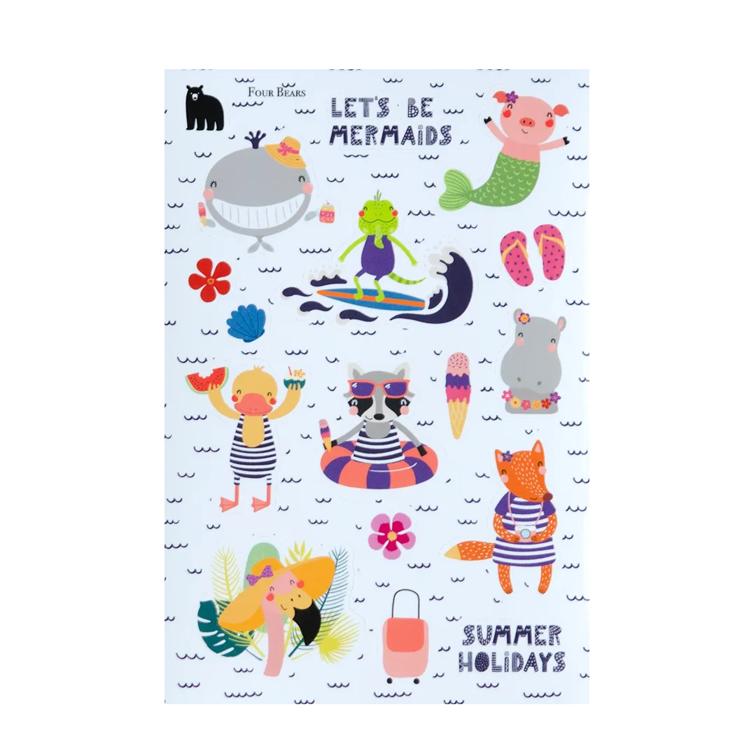 Summer Vibes - Four Bears Sticker Club