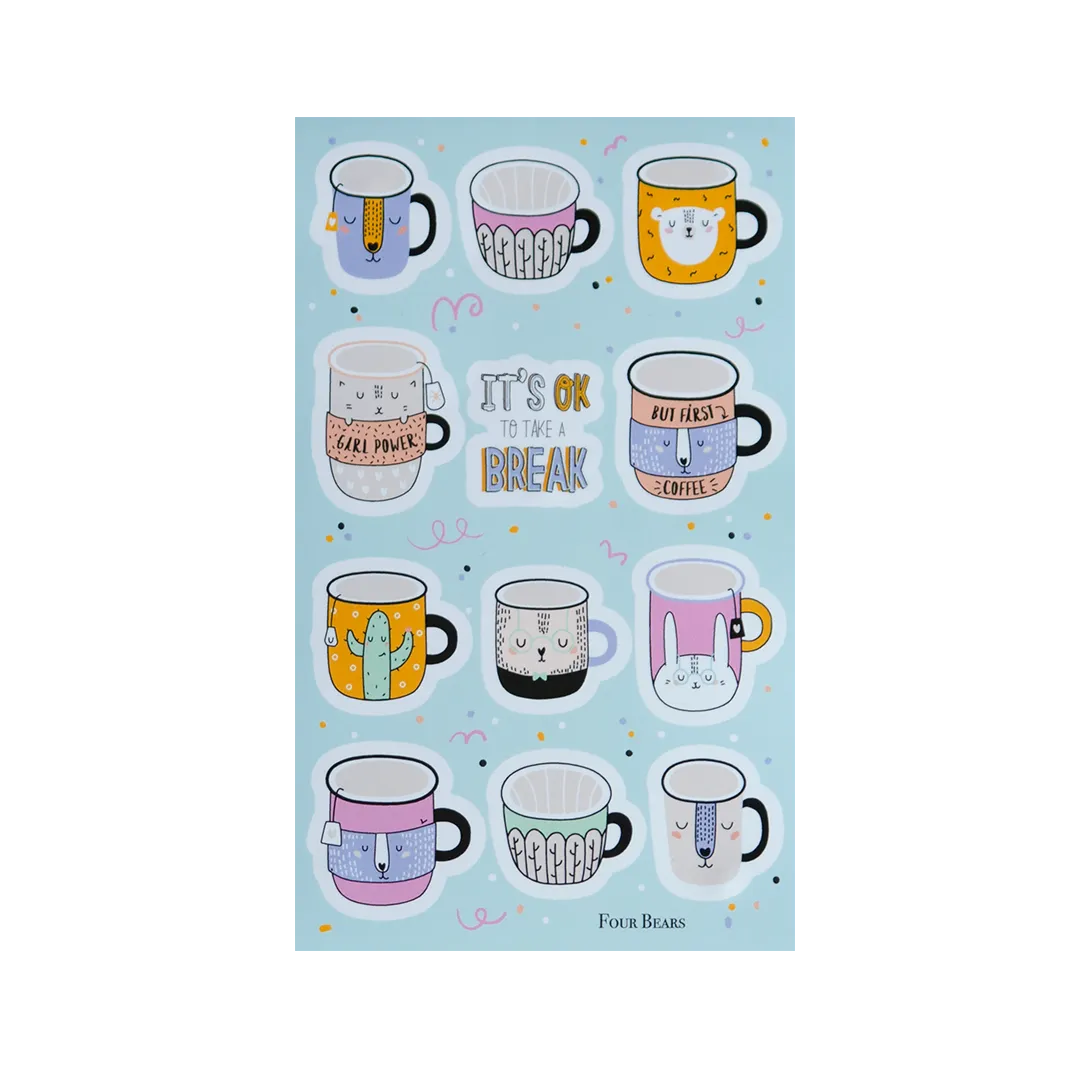 Take a Break - Four Bears Sticker Club