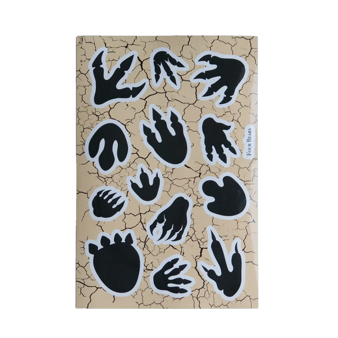 Dino Paws - Four Bears Sticker Club