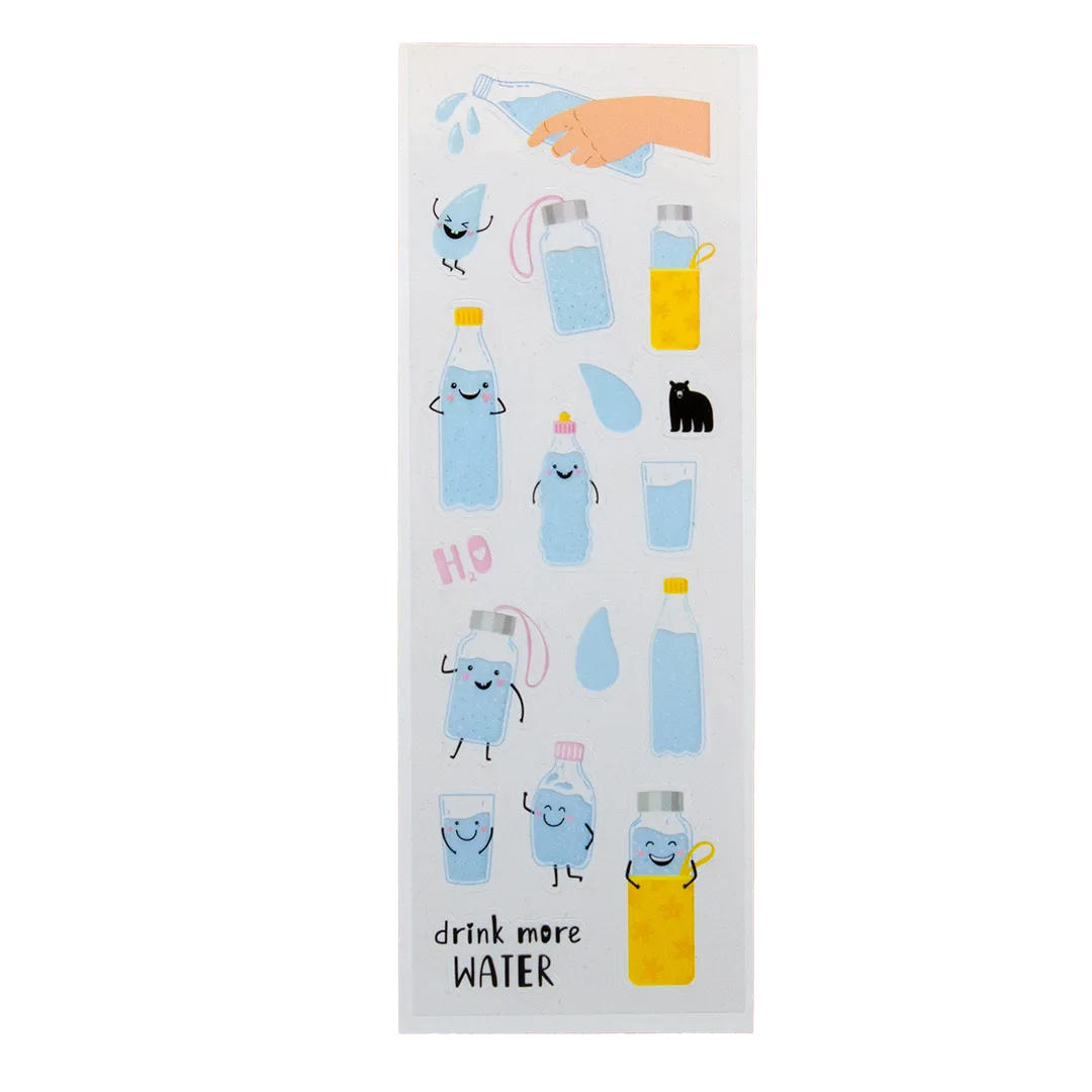 Drink More Water - Four Bears Sticker Club