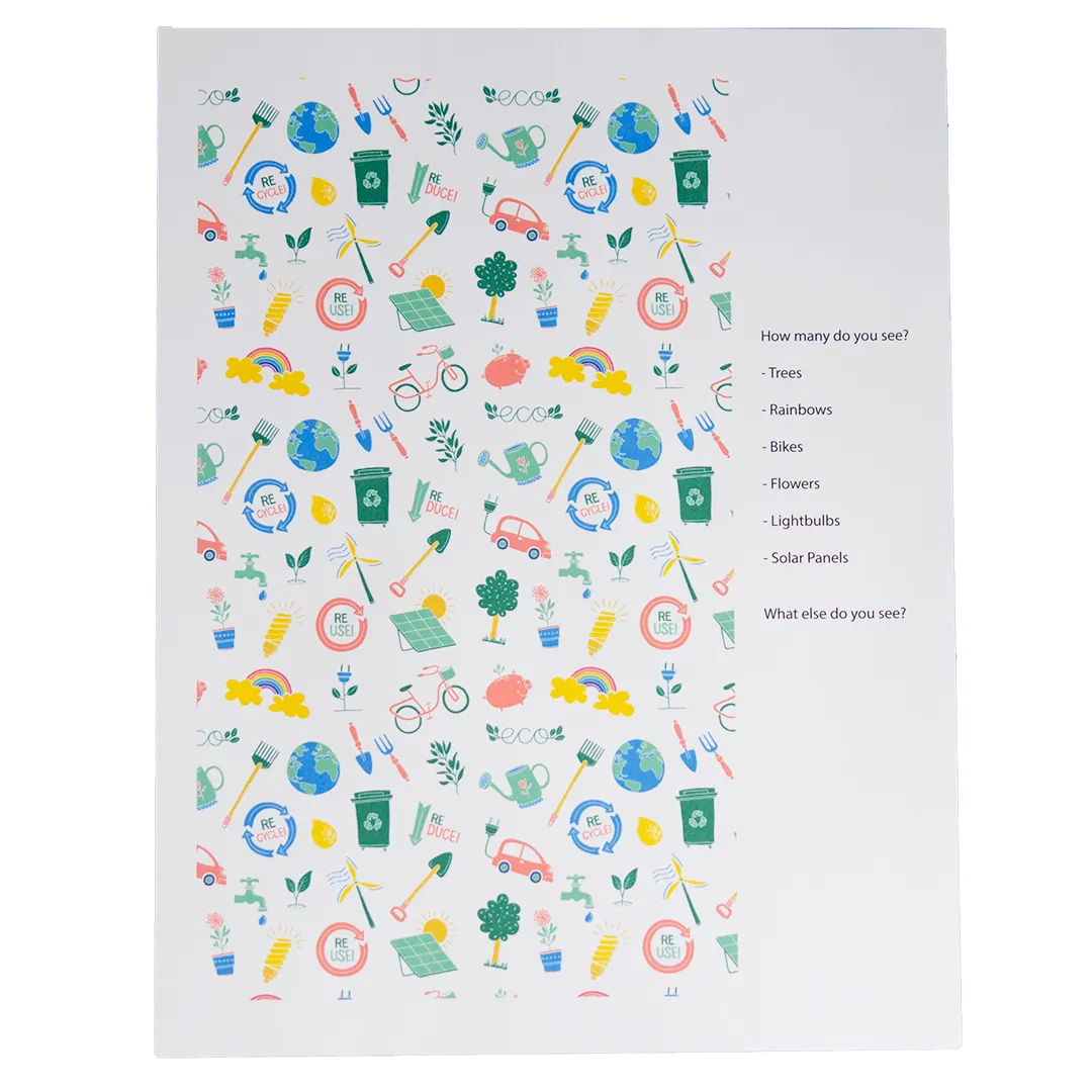 Earth Day Search and Find - Four Bears Sticker Club