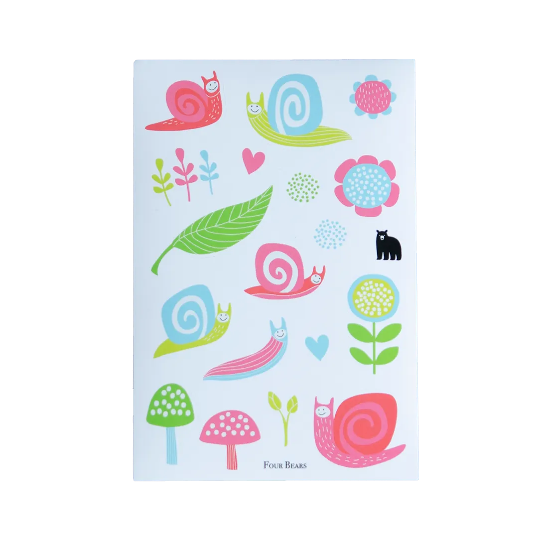 Garden Snails - Four Bears Sticker Club