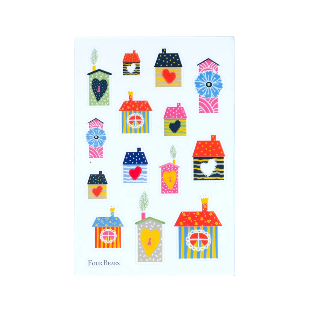 Heart Homes - Four Bears Sticker Club