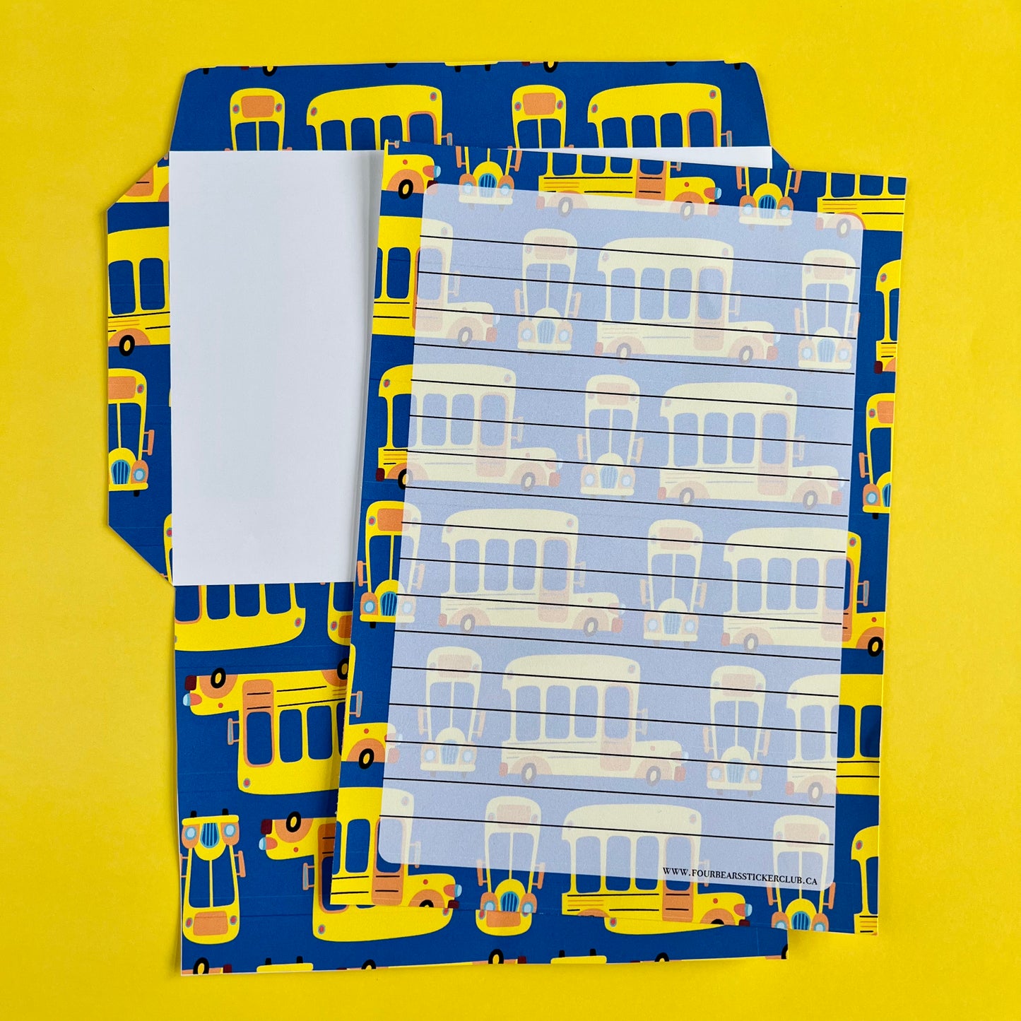 School Bus Stationery