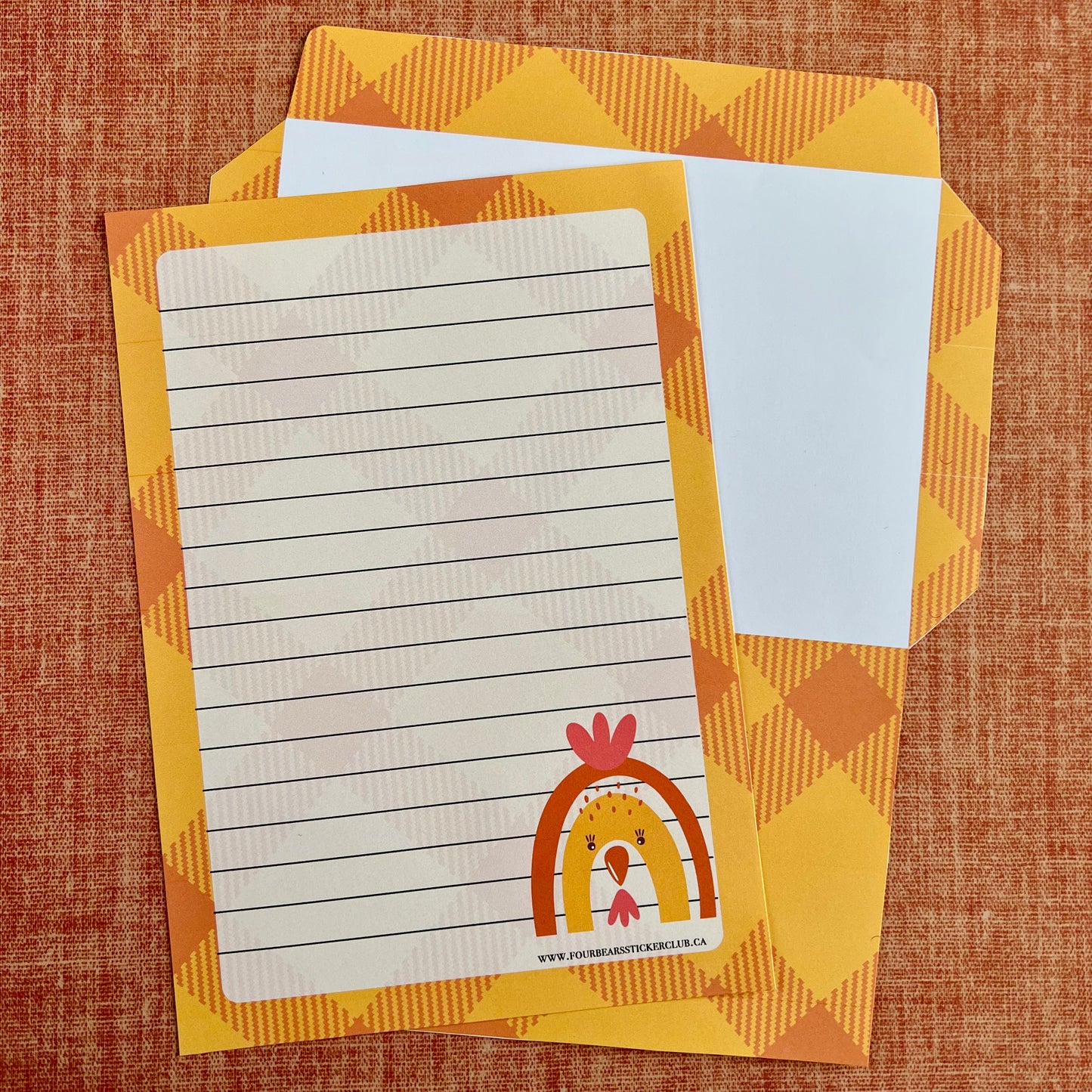 Farm Plaid Stationery