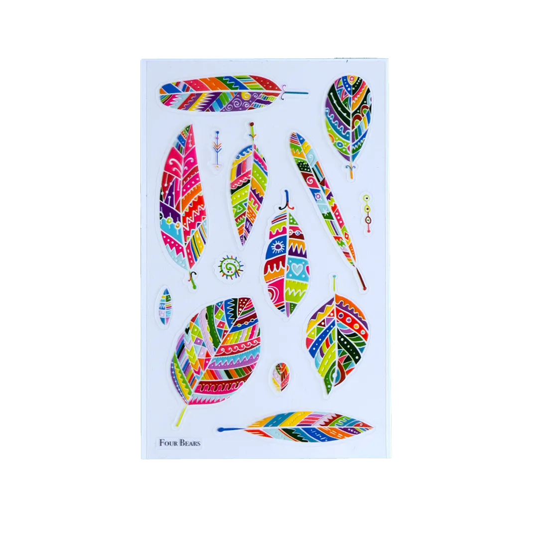 Rainbow Feathers