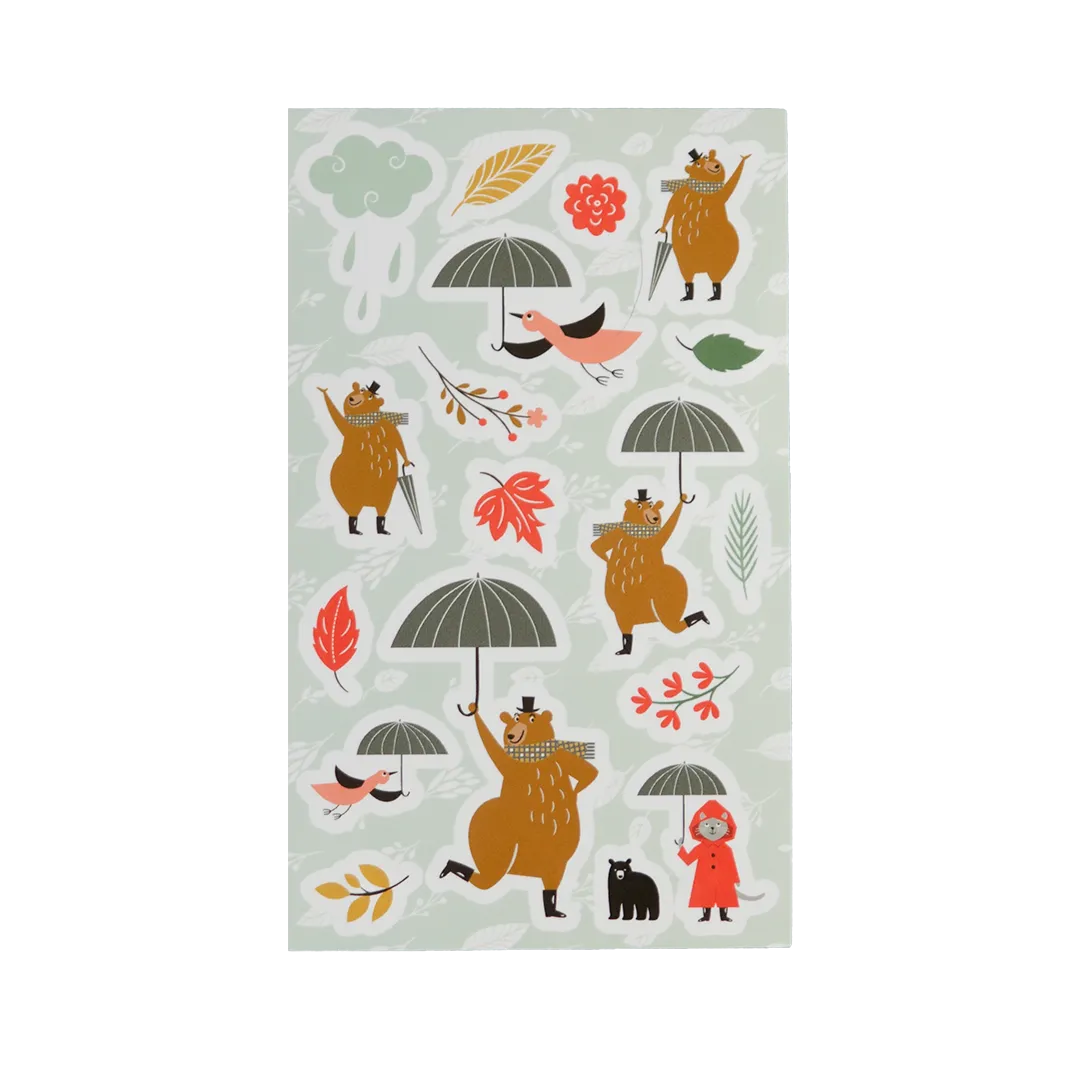 Dancing in the Rain - Four Bears Sticker Club