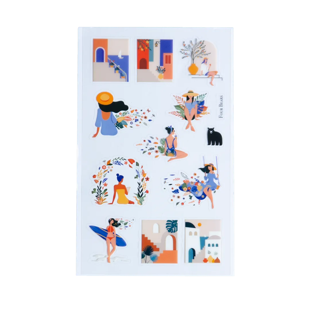Vacation Mood - Four Bears Sticker Club