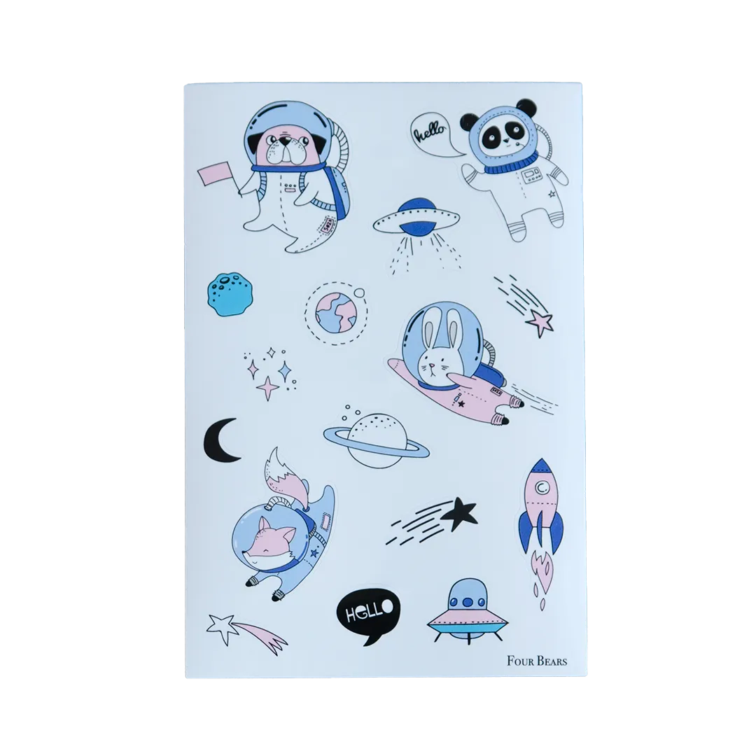 Animal Astronauts - Four Bears Sticker Club