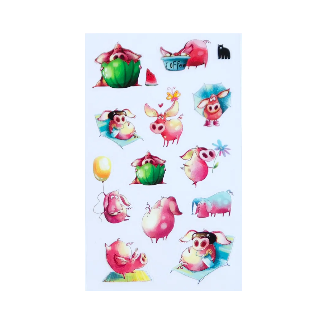 A Pig's Life - Four Bears Sticker Club